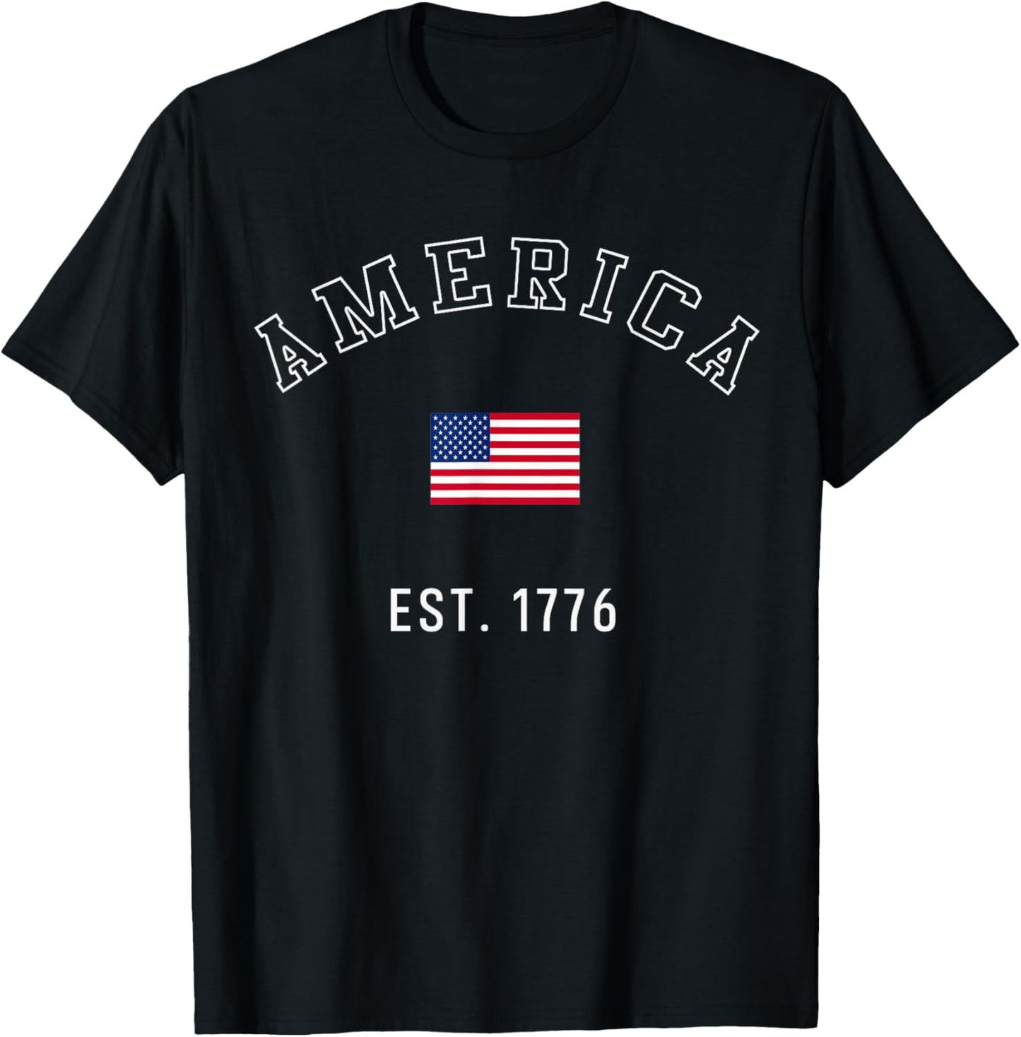 4th Of July Usa America Est 1776 Fourth Of July Patriotic T-shirt