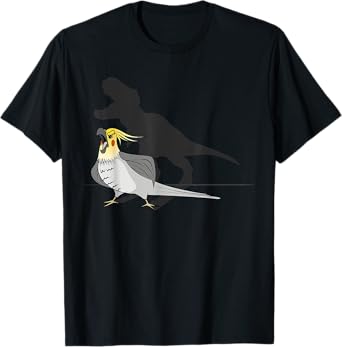 Cool Cockatiel Art For Men Women Parrot Bird Cockatiel Lover T-Shirt