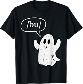 Halloween Speech Therapy Ghost Bu Boo SLP Costume Men Women T-Shirt