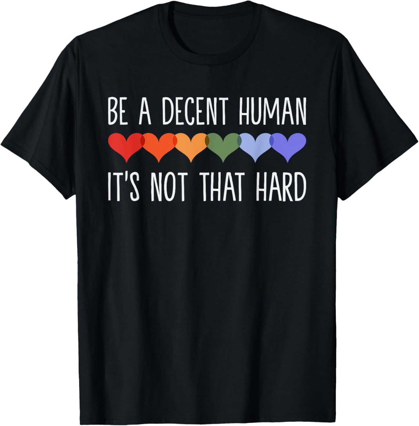 Be a Decent Human It's Not That Hard T-Shirt