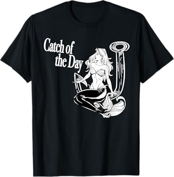 Catch of the Day - Fisher Design in Pin Up Girl Style T-Shirt
