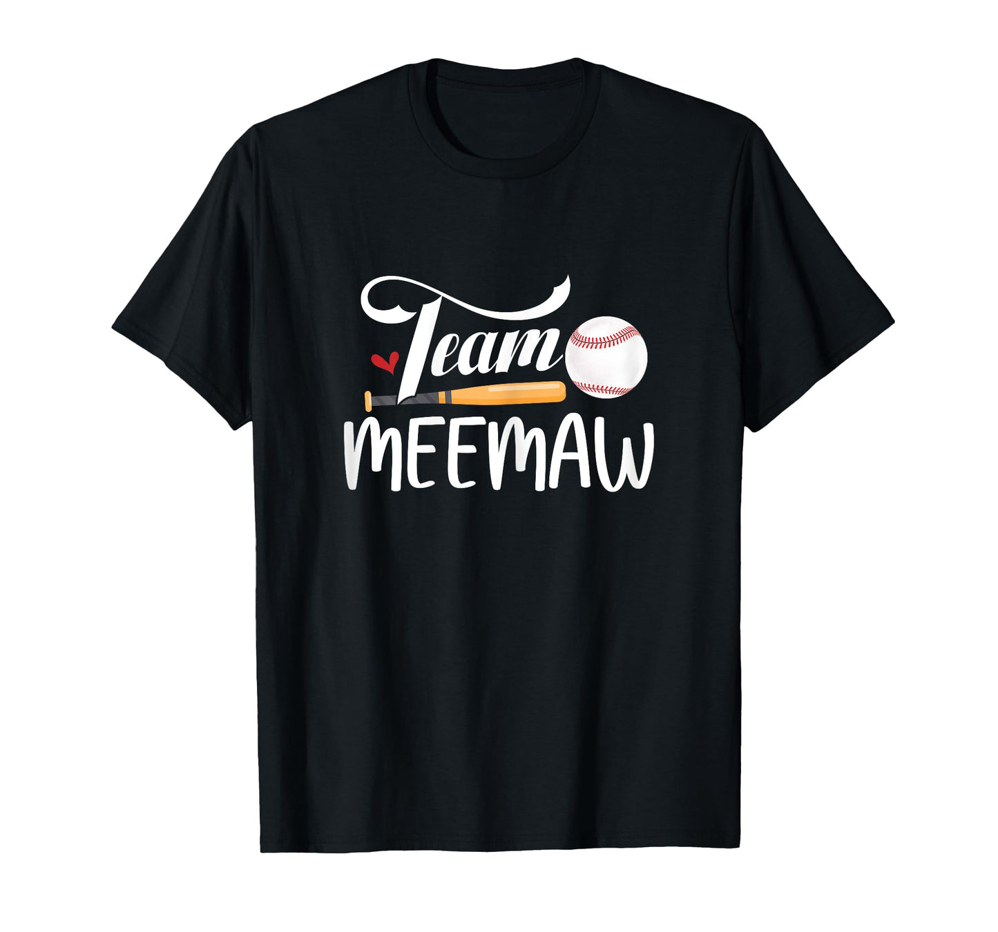 Team Meemaw Baseball Meemaw Life Mother's Day Sport Lovers T-Shirt