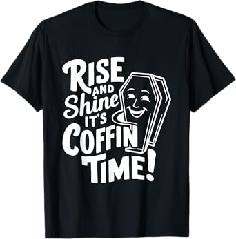 Coffin Humor Funny Casket Funeral Horror Costume T-Shirt