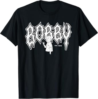 King of the Hill Bobby Distressed Heavy Metal Cartoon T-Shirt