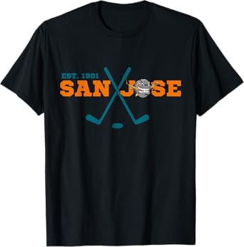 San Jose Est 1991 Sports Team Novelty Athletic T-Shirt
