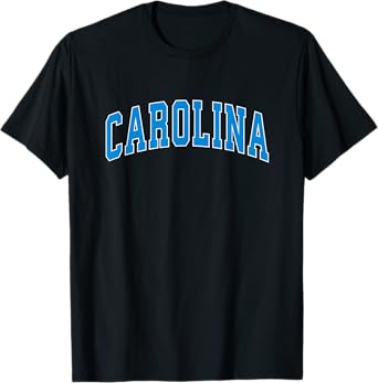 Vintage Carolina Apparel Co. - Carolina Throwback Design Print - Classic Unisex T-Shirt - Black - Small