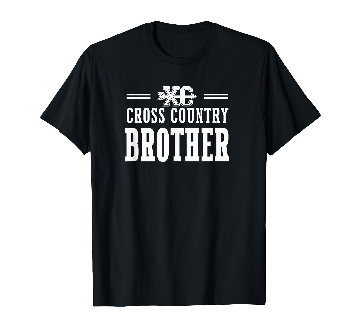 Proud Cross Country Brother Team Love Spirit CC Sibling T-Shirt