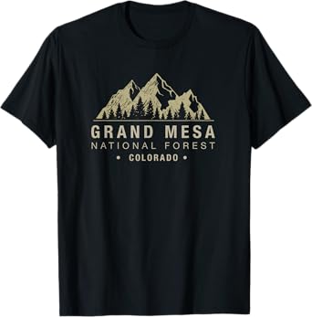 Colorado Souvenir Grand Mesa National Forest T-Shirt