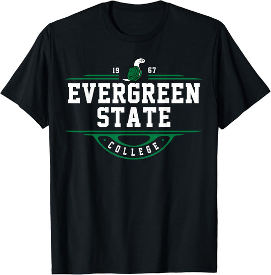 Evergreen State College Arch Vintage Design Classic Mens Womens Tee by TeeBrew