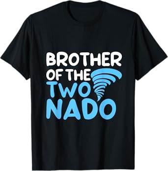 Brother of The Two-Nado Tornado 2nd Birthday Funny Gift T-Shirt