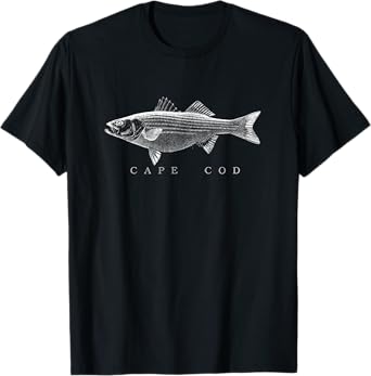 Cape Cod Striper Fishing T-Shirt