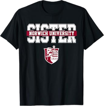 Norwich University Sister Vintage Design Sister Women Girls T-Shirt