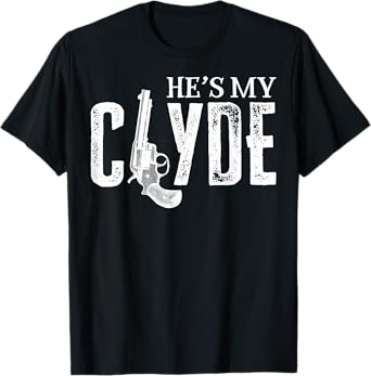 Valentines Bonnie Clyde Matching Couple Love Top T-Shirt