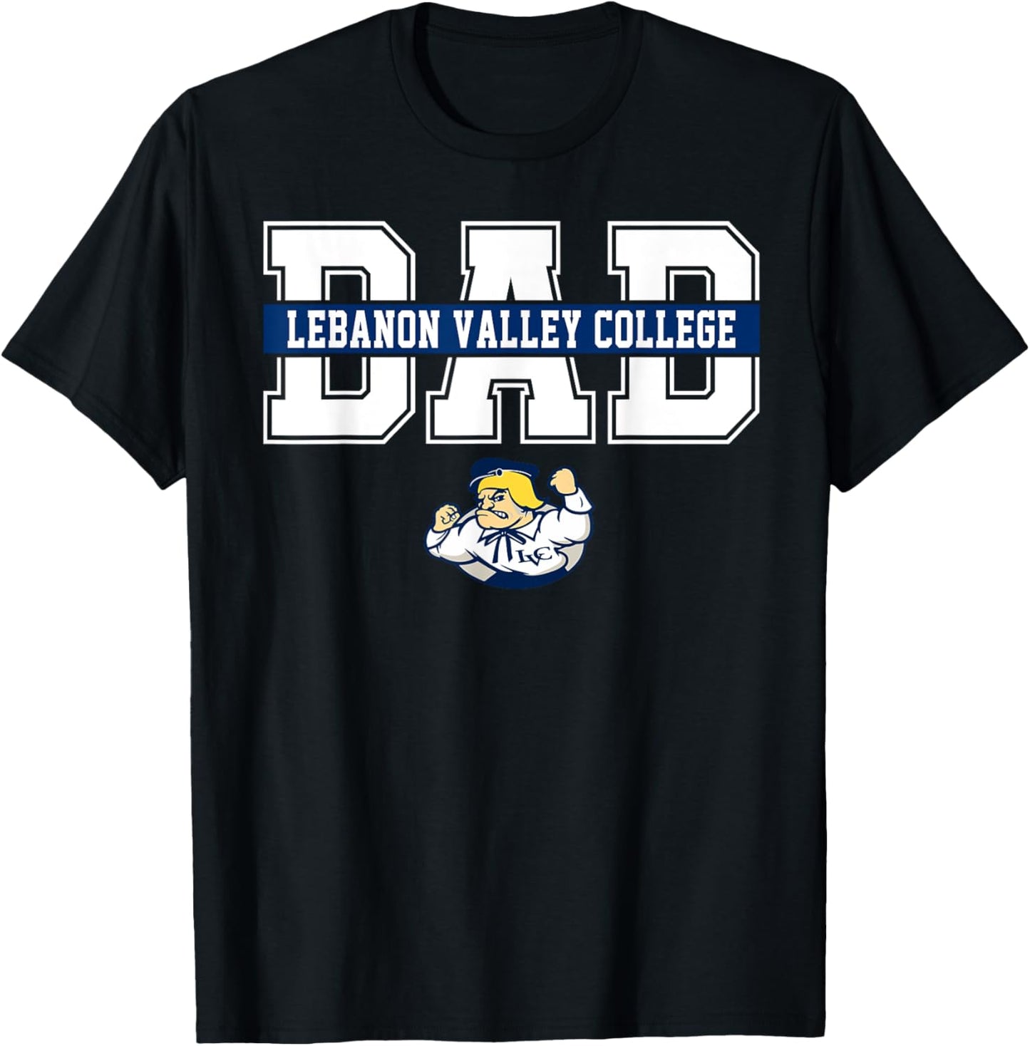 Lebanon Valley College Dad Father Arch Vintage Design Men T-shirt by TeeBrew