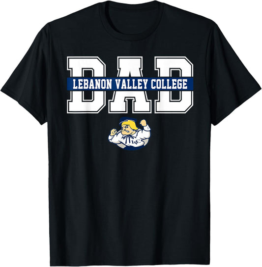 Lebanon Valley College Dad Father Arch Vintage Design Men T-shirt by TeeBrew