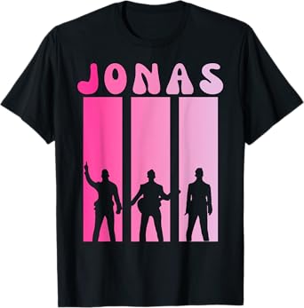 Retro Jonas First Name I Love Jonas 80's Vintage T-Shirt
