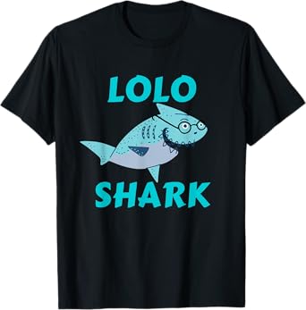 Lolo Shark Gift for Filipino Grandpa T-Shirt