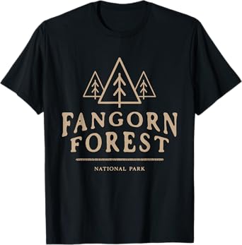 Retro Vintage Fangorn Forest National Park Bookworms Saying T-Shirt
