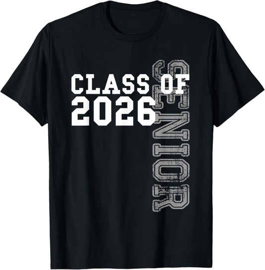 Class of 2026 Senior 2026 Graduation 2025 Student Kids T-Shirt