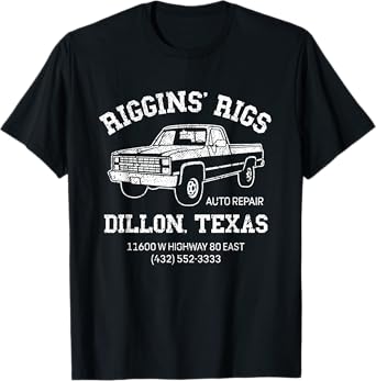 Dillon Texas Football Fan Auto Repair Riggins Rigs T-Shirt