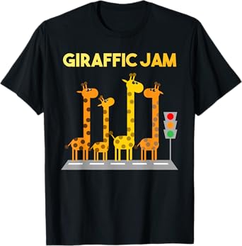 Cute Giraffe Design For Men Women Adult Safari Giraffe Lover T-Shirt