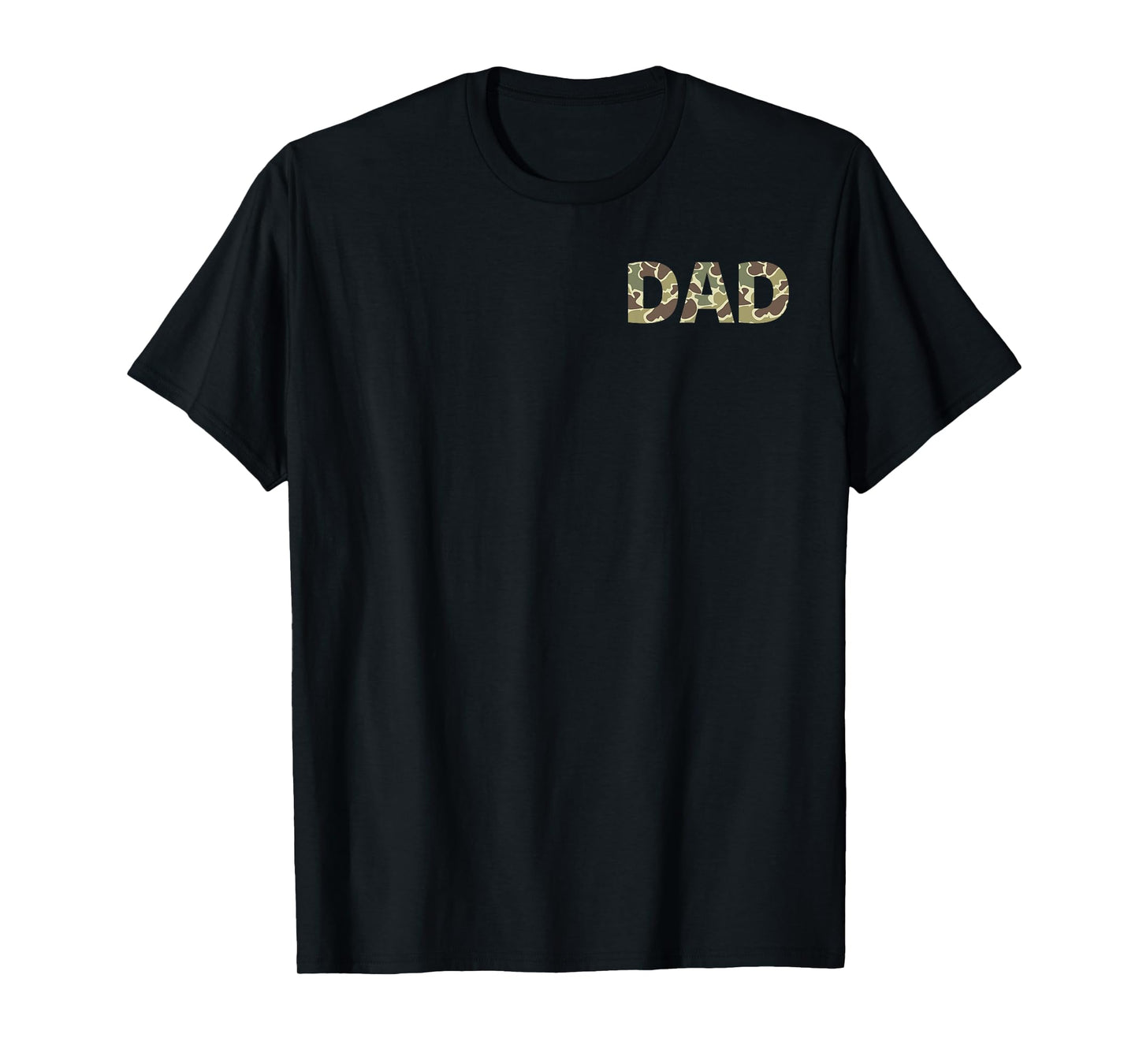 Camo Dad Pocket Size Old School Camo Dad Life Father's Day T-Shirt