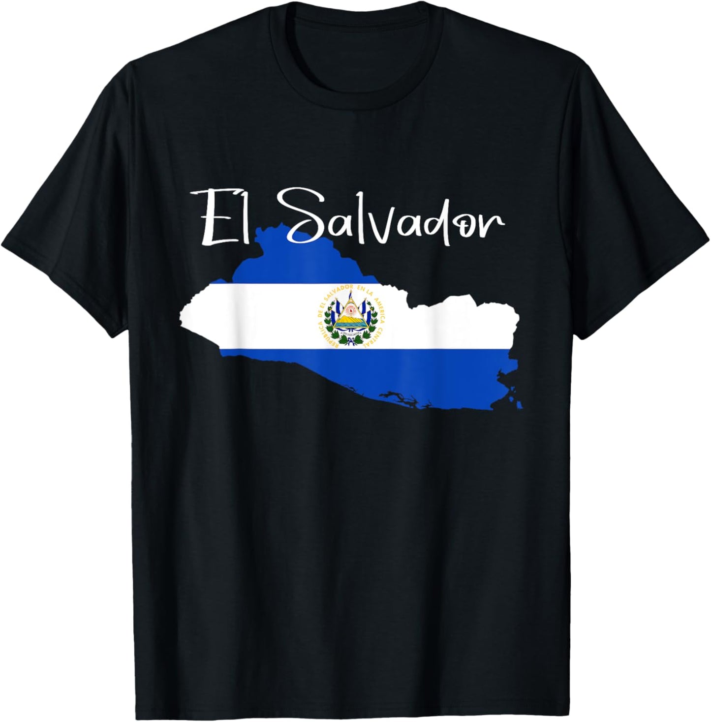 El Salvador Flag shirt, El Salvador map, Salvador for women T-Shirt