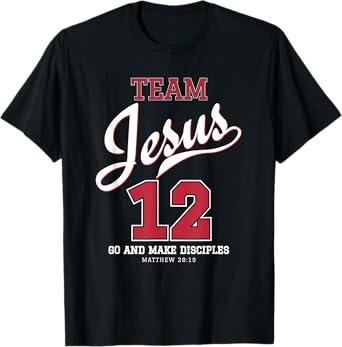 Jesus and Baseball Team Jesus T-shirt Christian shirts T-Shirt