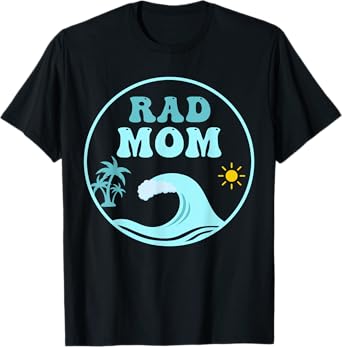 Rad Mom The Big One 1st Birthday Surf Family Matching T-Shirt