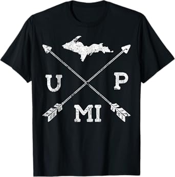 Great Lakes Michigan Yooper Michiganian MI Upper Peninsula T-Shirt
