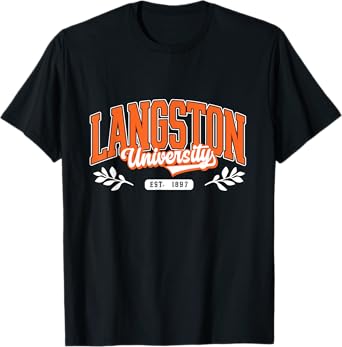 Langston Tech – Vintage University Arch Tee for Men & Women T-Shirt
