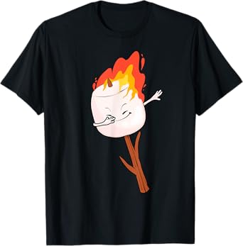 Cute Marshmallow Design For Men Women Kids Marshmallow Lover T-Shirt