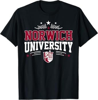 Norwich University Arch Vintage Design for Men Women T-Shirt