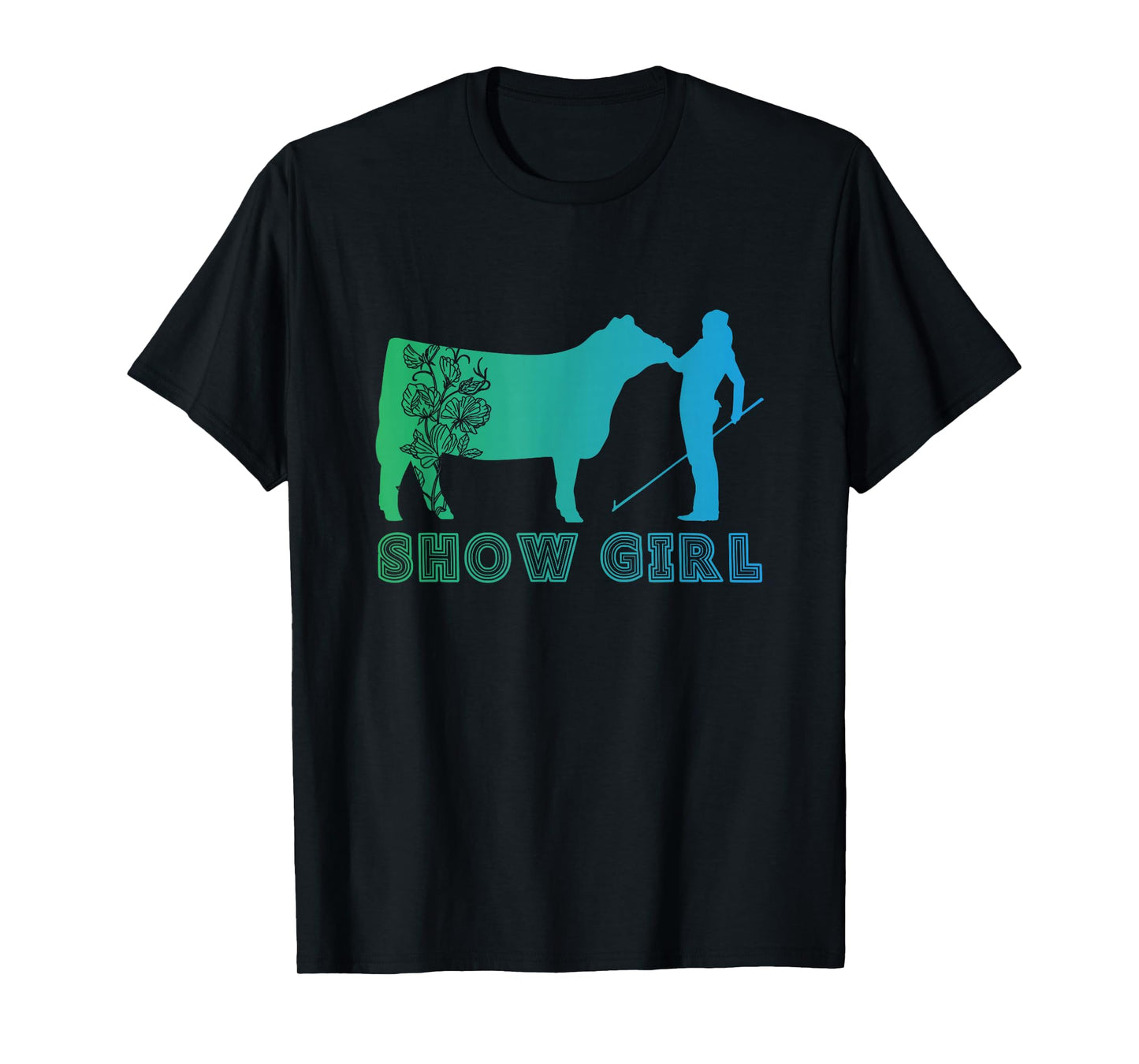 Show Girl - Fun Livestock Cattle Showing T-Shirt