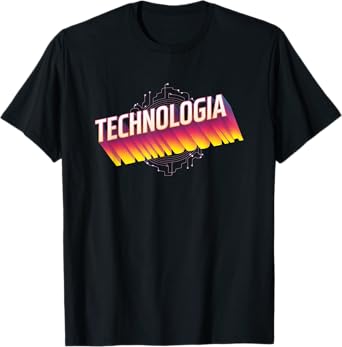 Technologia - Retro Funny Meme Saying T-Shirt