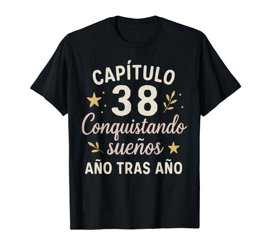 38th Birthday Spanish Cumpleaños 38 Años T-Shirt