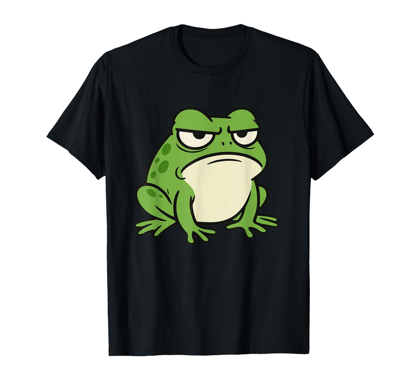 Funny Grumpy Frog Toad Animal Design Gift for Men Women Kids T-Shirt