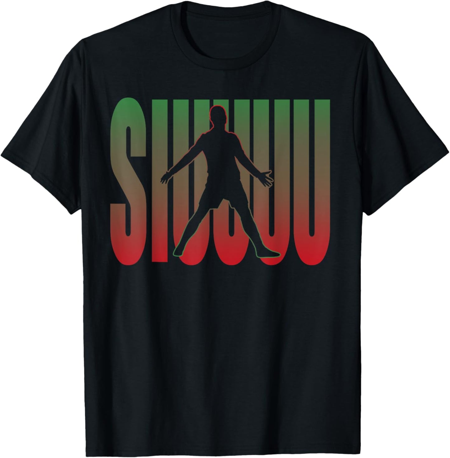 Siuuu Funny Soccer Present for Soccer lovers Men Women T-Shirt