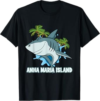 Anna Maria Island USA Shark Souvenir T-Shirt