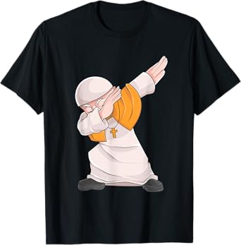 Funny Pope Dabbing Shirt - Catholic Gifts Tshirt T-Shirt