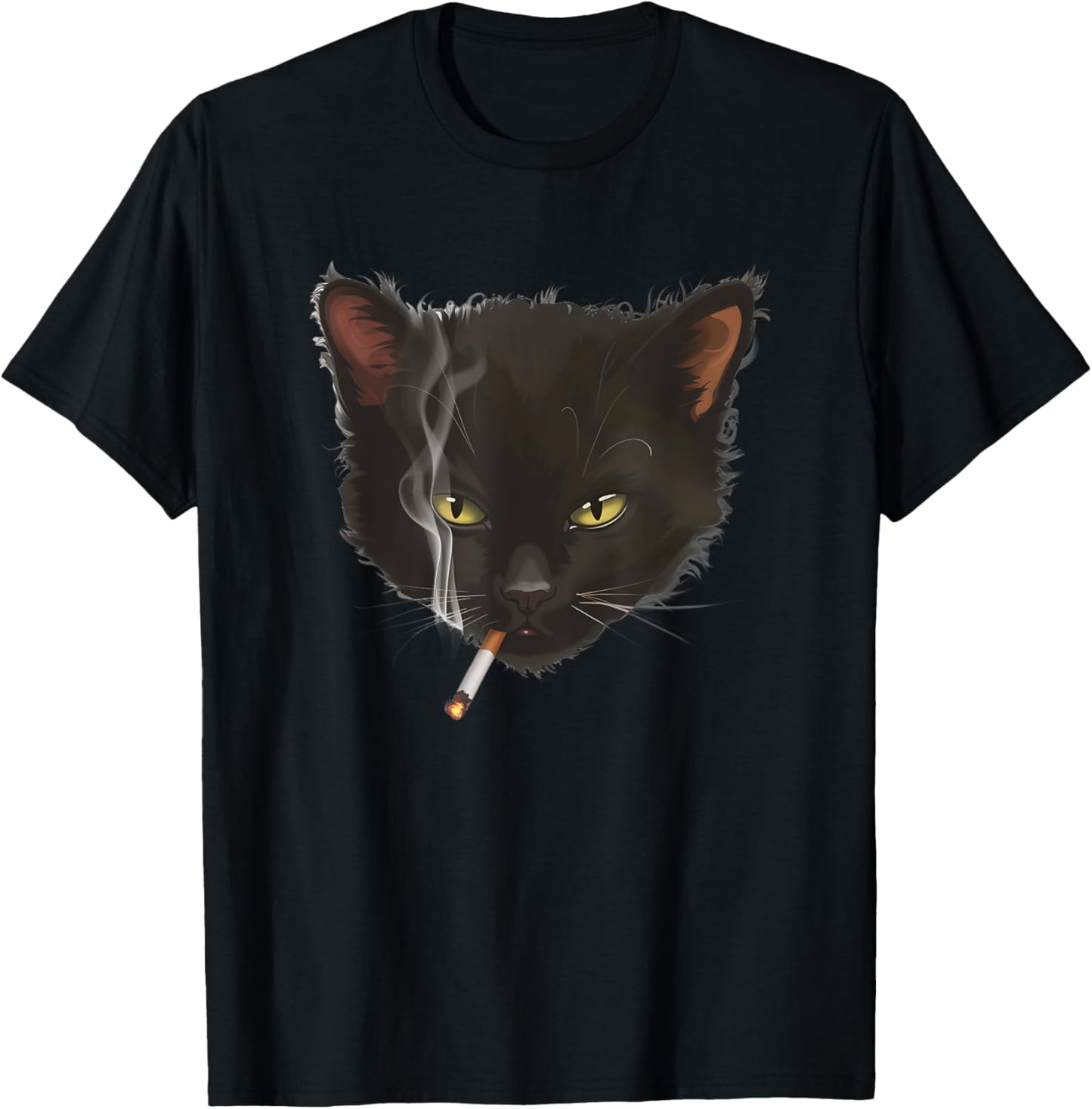 Funny Smoking Cat T-Shirt