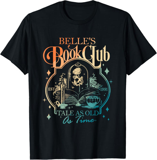 Belle's Book Club Est 1991 Tale As Old As Time Vintage T-Shirt
