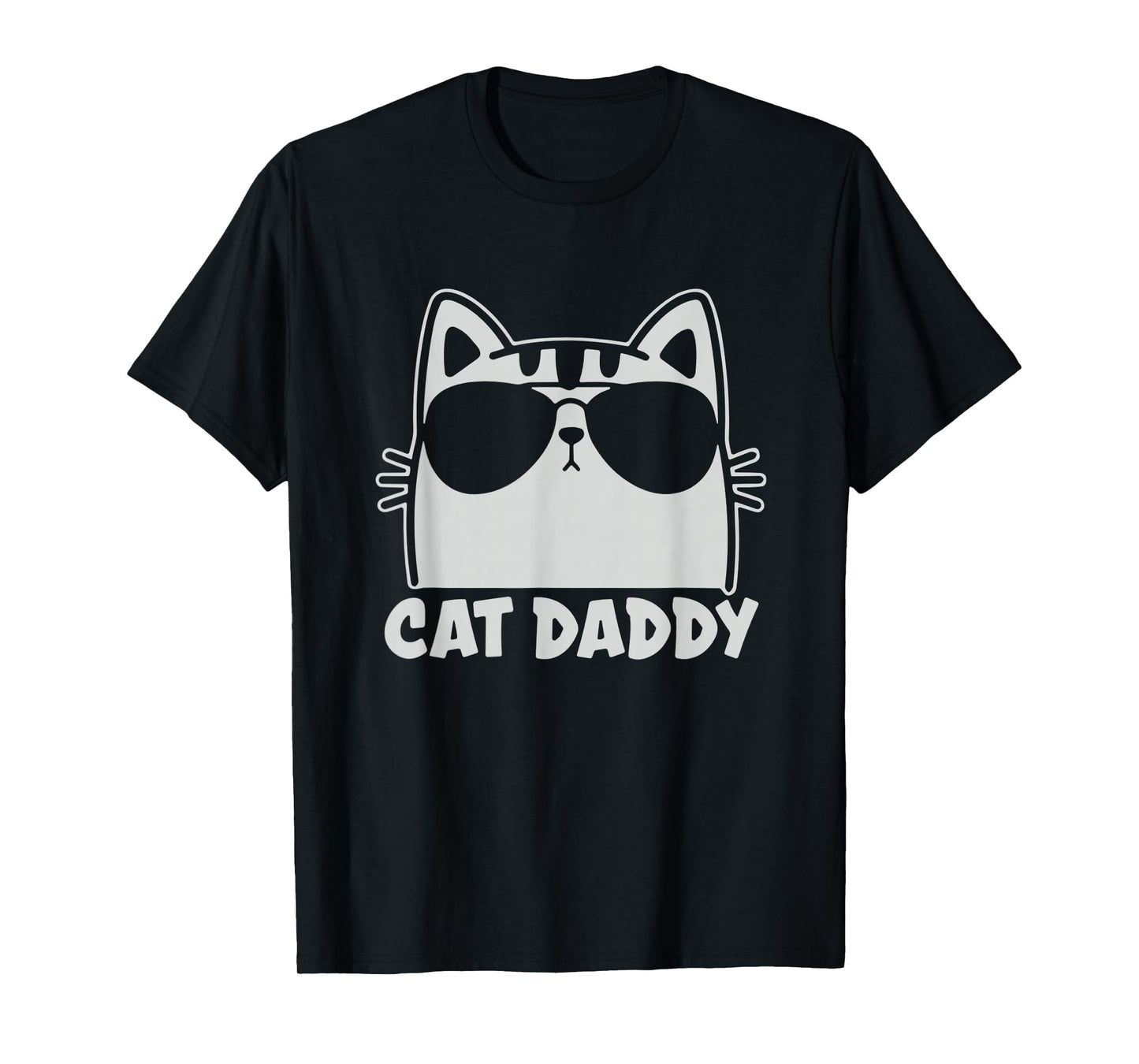 Cool Cat Daddy Sunglasses Funny Cat Lover Gift Father's Day T-Shirt