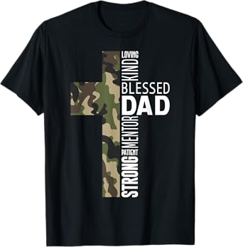Christian Lovers Man of God Dad Jesus Faith Man of God Dad T-Shirt