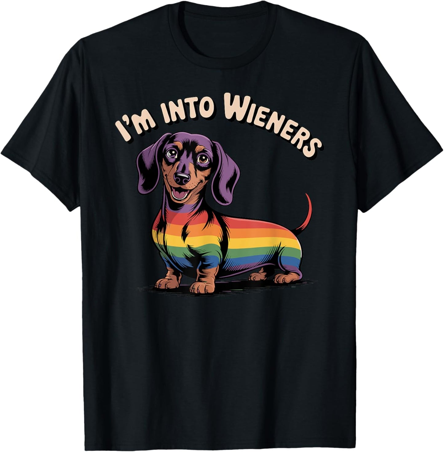 Wiener Dog LGBTQ Gay Pride T-Shirt