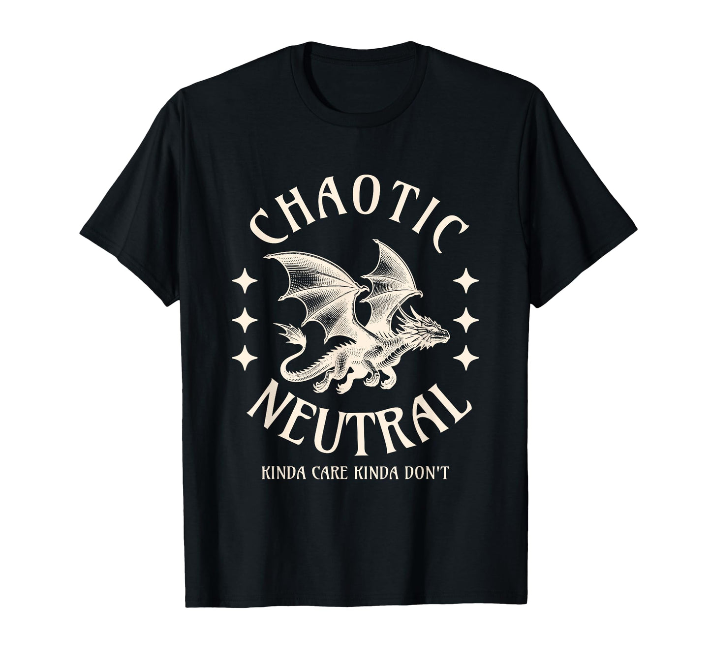 Chaotic Neutral Alignment Funny Roleplaying Character T-Shirt
