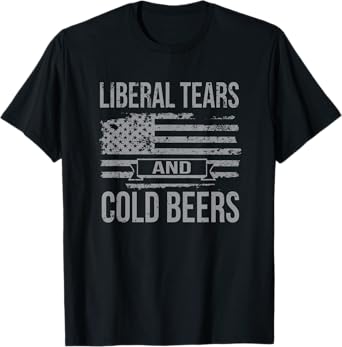 Womens Liberal Tears and Cold Beers T-Shirt