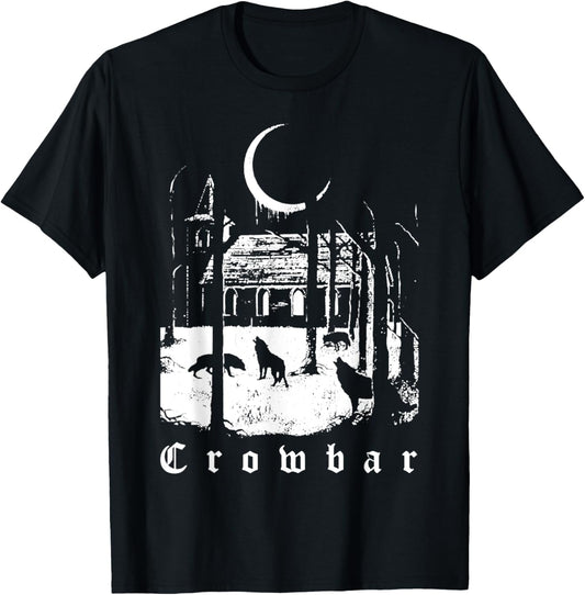 Vintage Forest Funny Retro Crowbar Meme Animal Basic T-Shirt