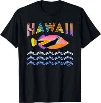 Hawaii State Fish Humuhumu Tropical Hawaiian TShirt T-Shirt