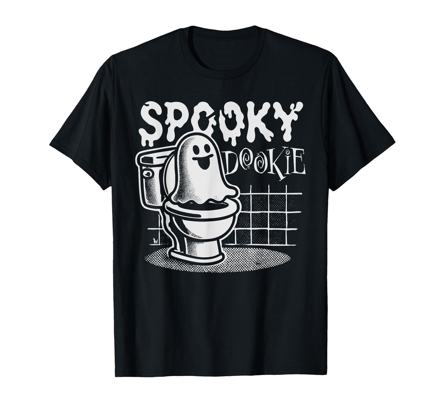 Spooky Dookie Halloween Funny For Men Women T-Shirt